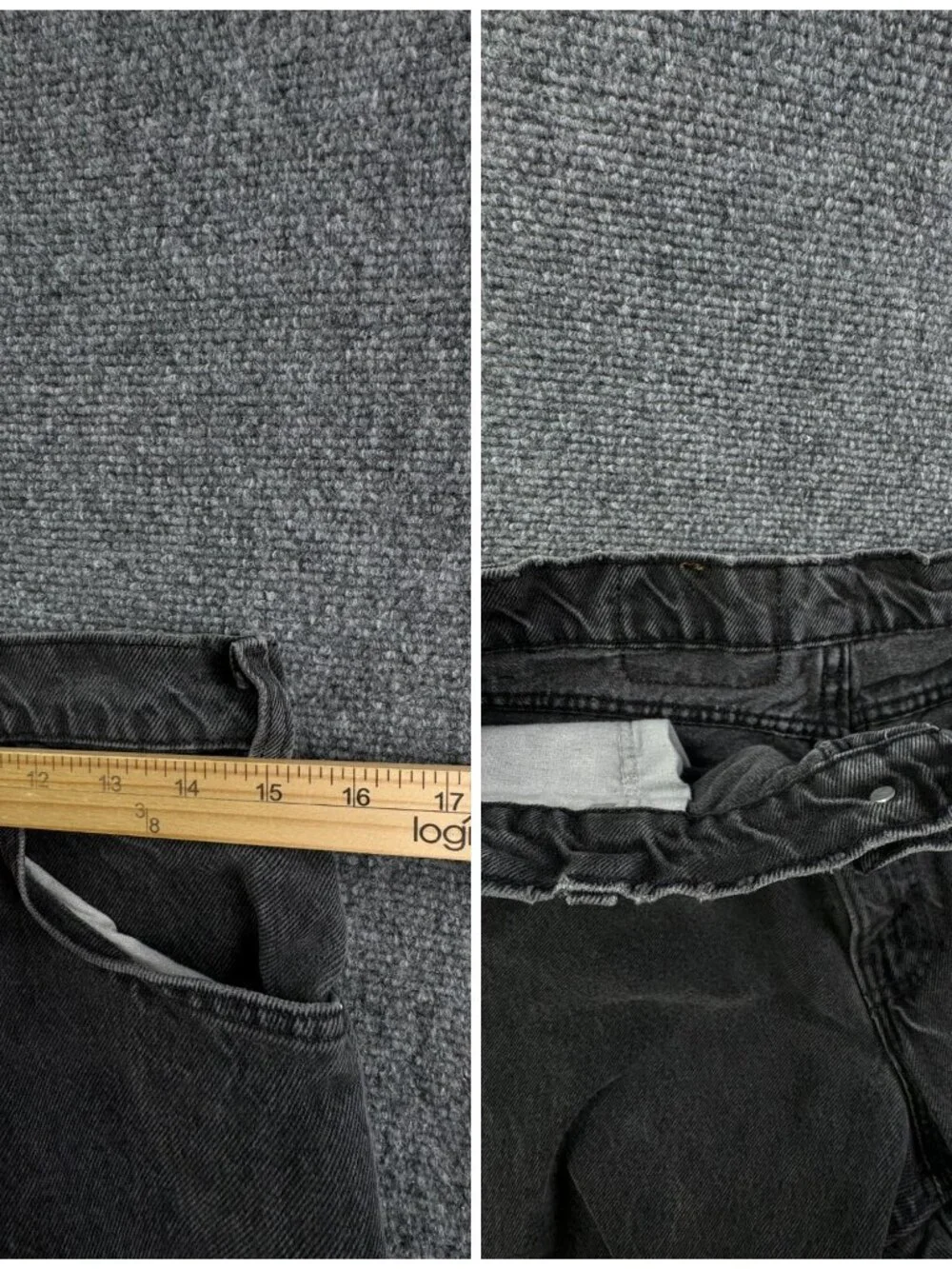 VTG Levi’s USA Made Charcoal Wash Denim Jeans Black Tab 40550-4159 ACTL 30x31